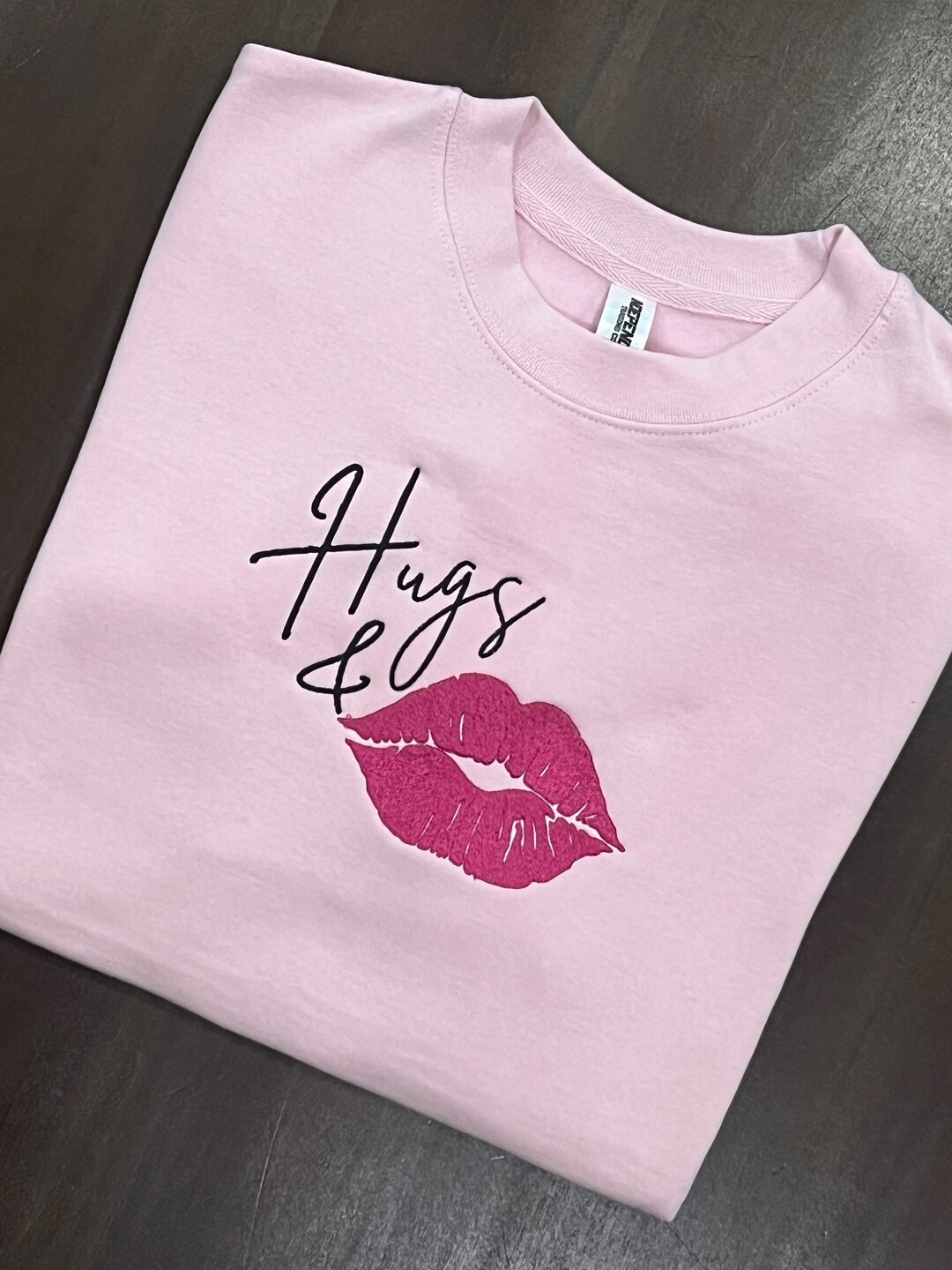 Hugs and Kisses White Scalloped Sweater