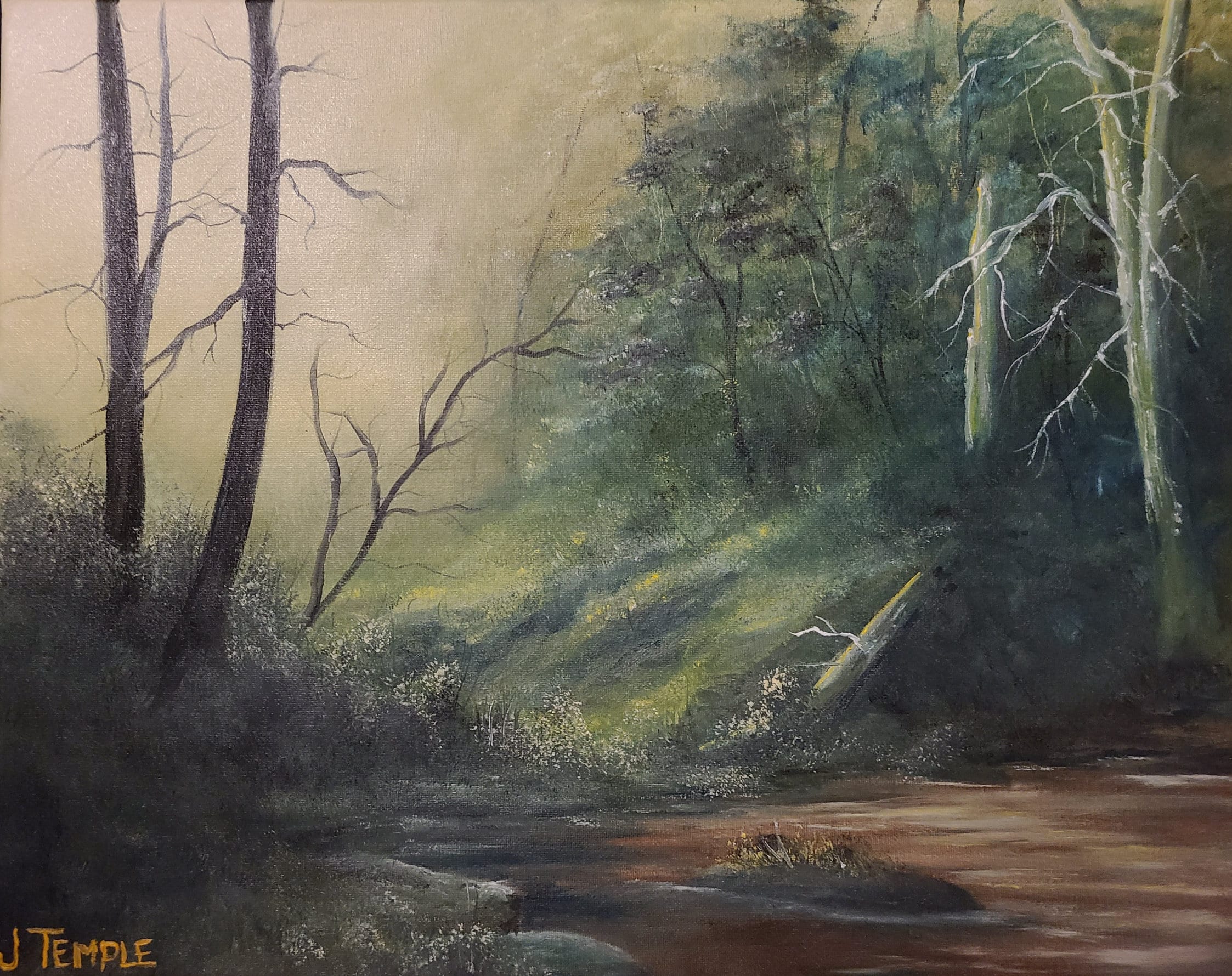 Original Landscape Painting Oil on 16 X 20 Etsy