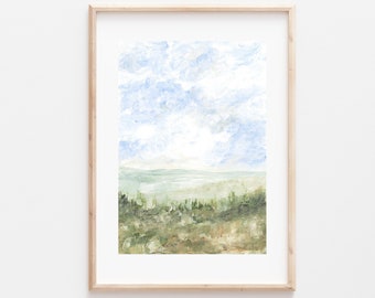 Fine Art Print, Giclee Print, Landscape Print, Acrylic Painting, Art Print, Wall Decor, Wall Art, Landscape, Painting, Nature Painting