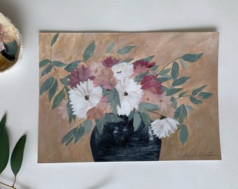 Original Painting, Original Art, Original Flower Painting, Original Floral Painting, Original Floral Art, Original Bouquet Painting, Floral