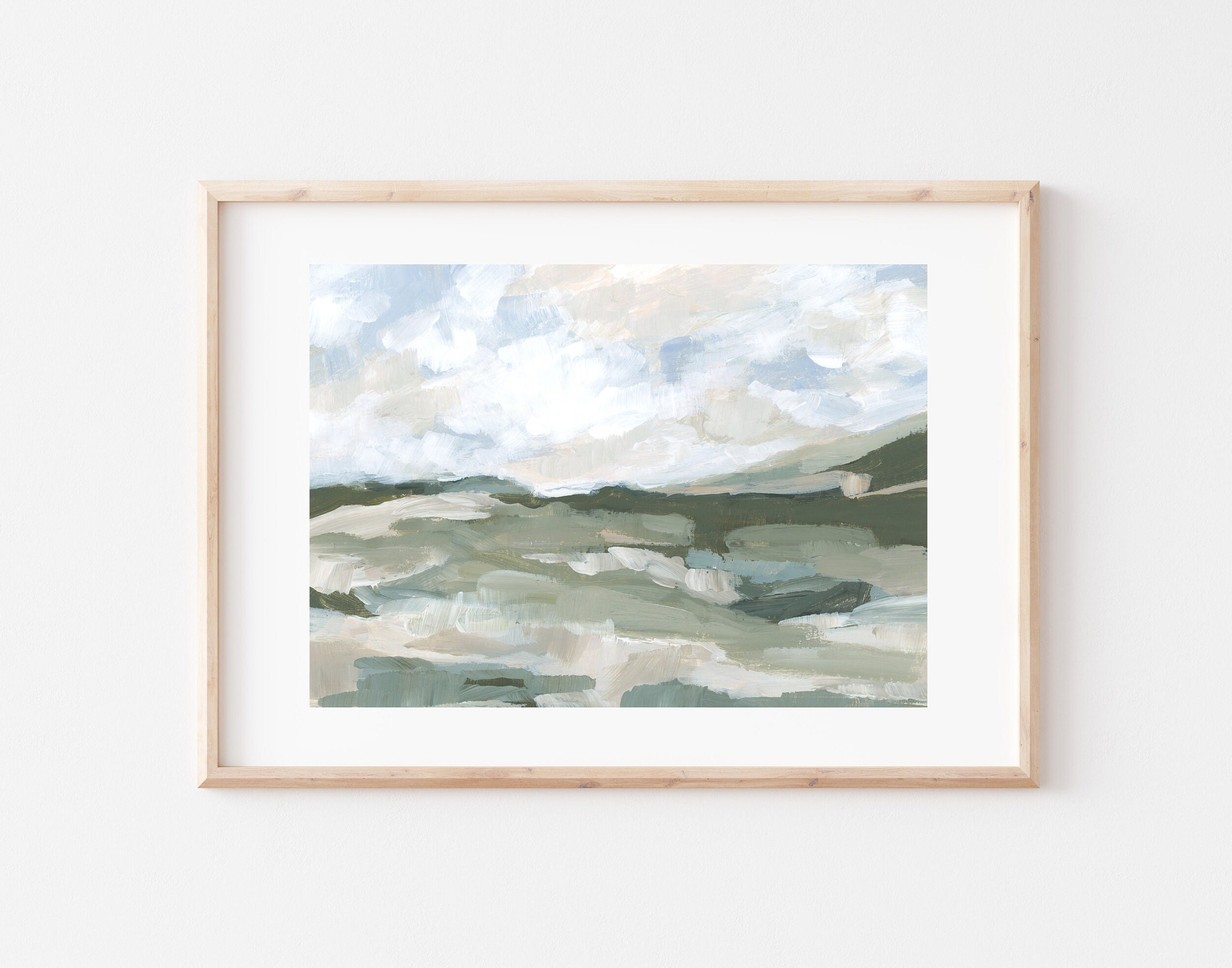 Blue and Green Wall Art Blue and Green Art Blue and Green Etsy