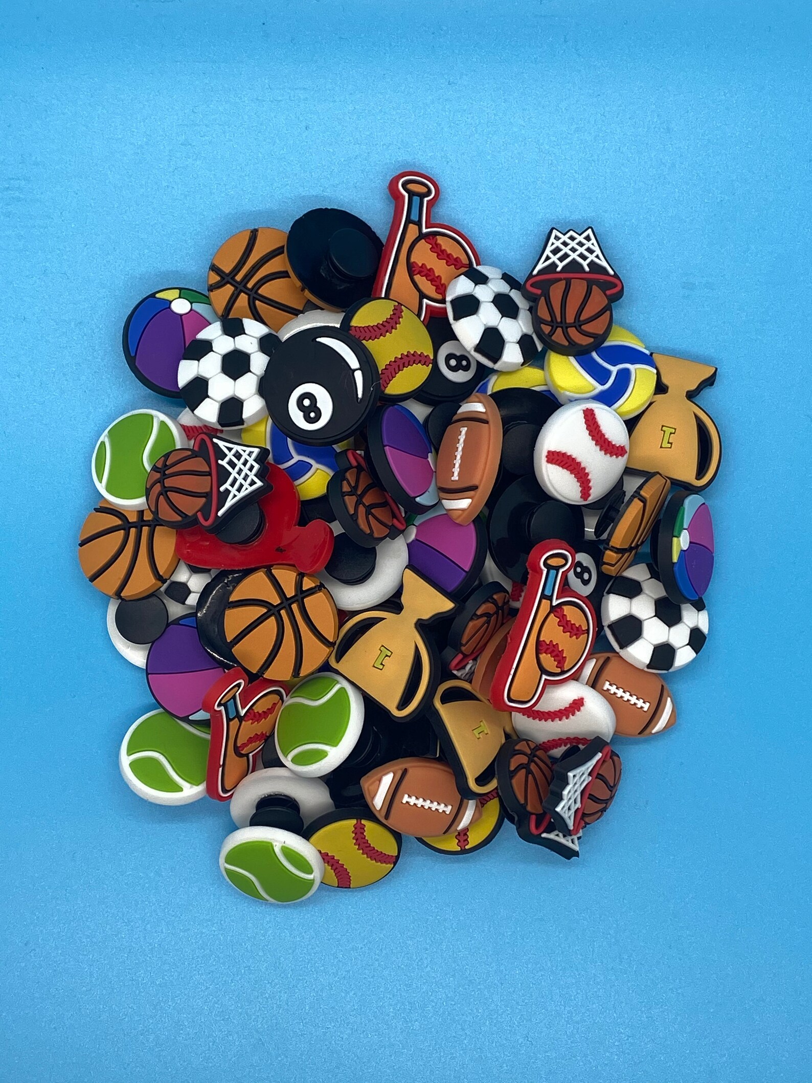 baseball croc charms