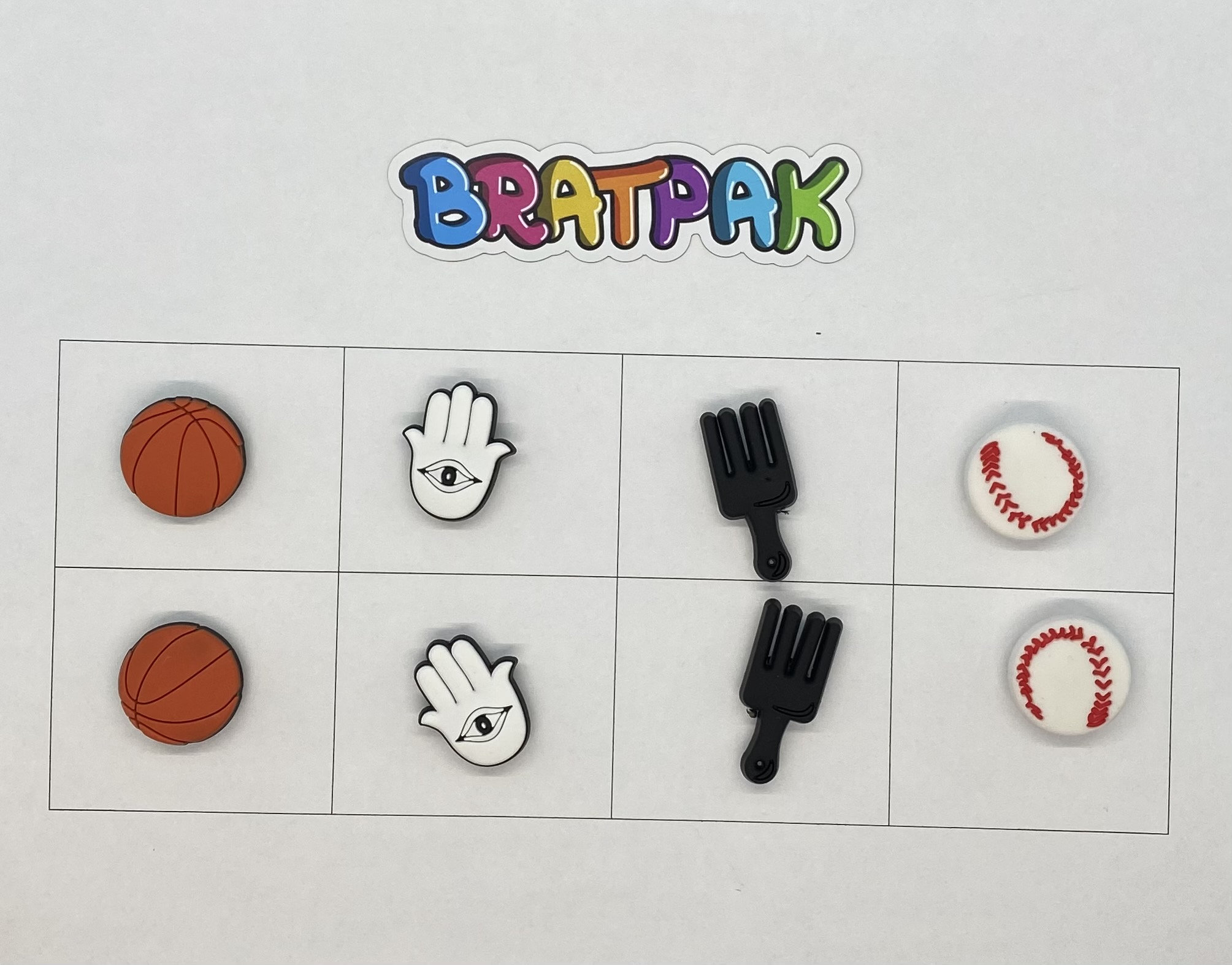 baseball croc charms