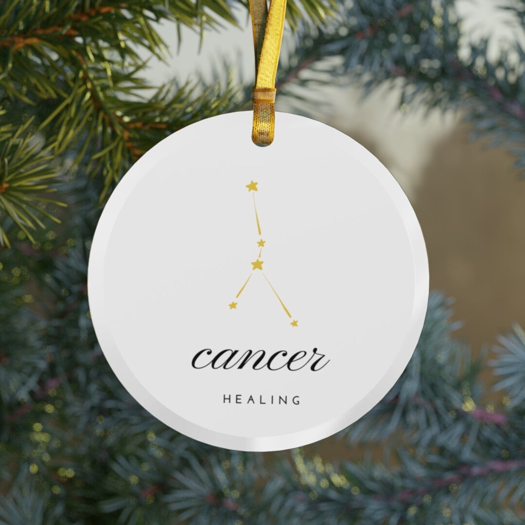 Cancer Ornament Zodiac Ornament Cancer Zodiac Gift Etsy