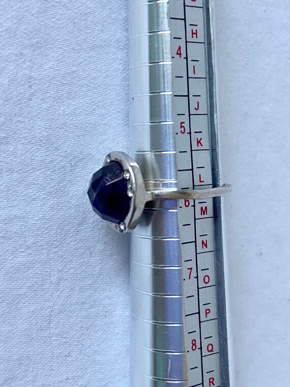 Sterling silver amethyst rings - image 3