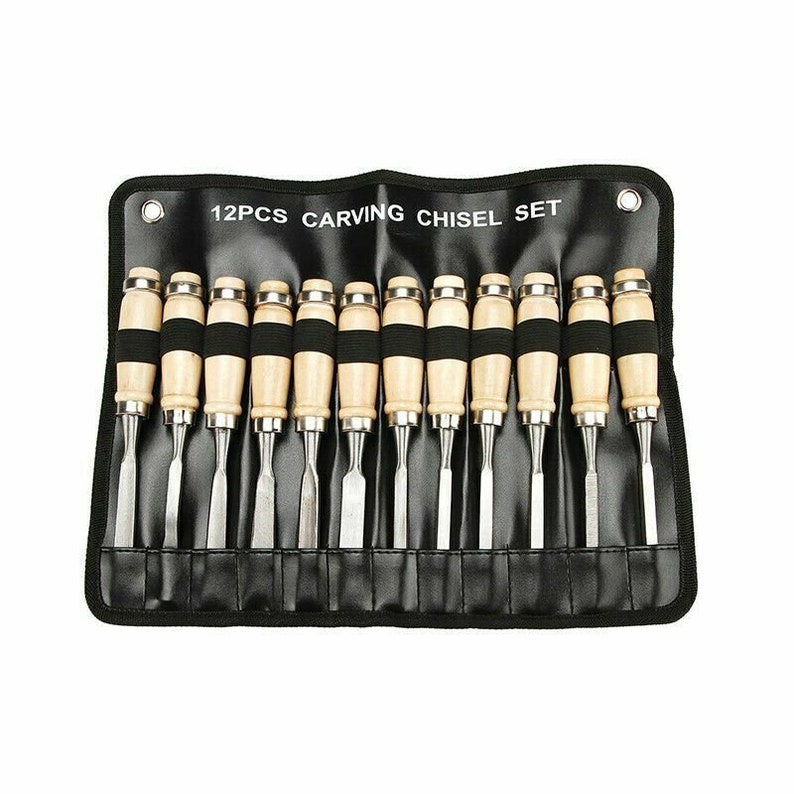 The Best Premium 12 Piece Wood Carving Hand Chisel Tool Set Etsy