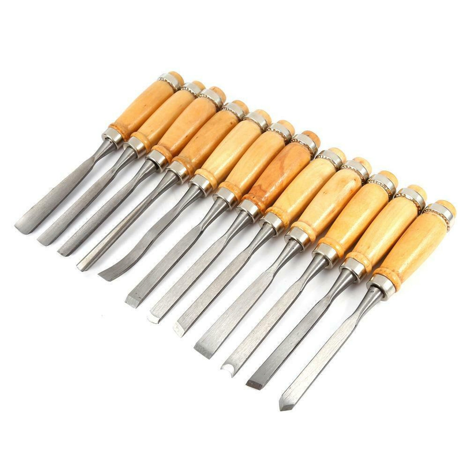 The Best! Premium 12 Piece Wood Carving Hand Chisel Tool Set ...
