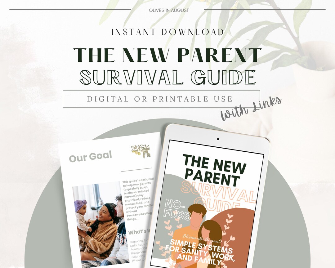 New Parent Survival Guide Printable PDF | Birth Plan Questions ...