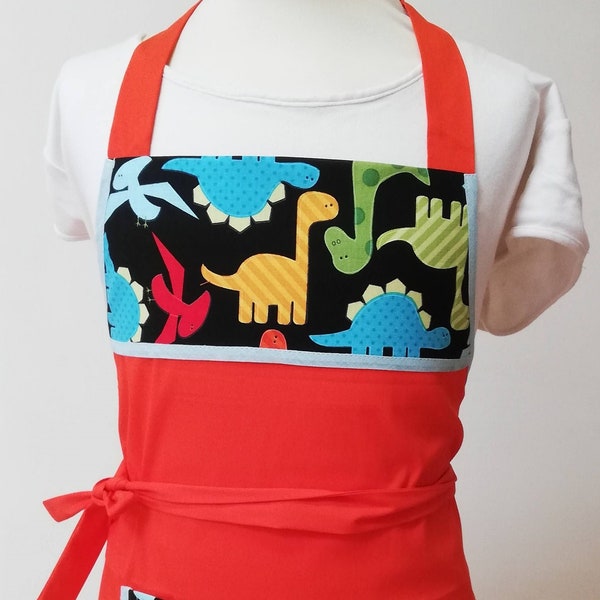 Tablier Enfant Mixte Dinosaure / Gift Tip, Kids, Cooking