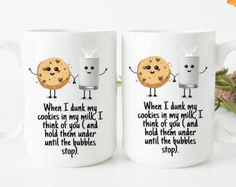 Polka Dot Cookies and Milk Mug Black Layered Dots Colorful Cookie Dunk Mug Pottery