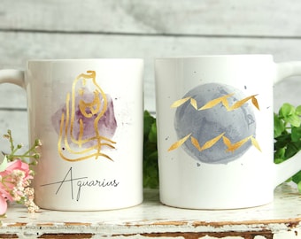 Aquarius Coffee Mug Etsy