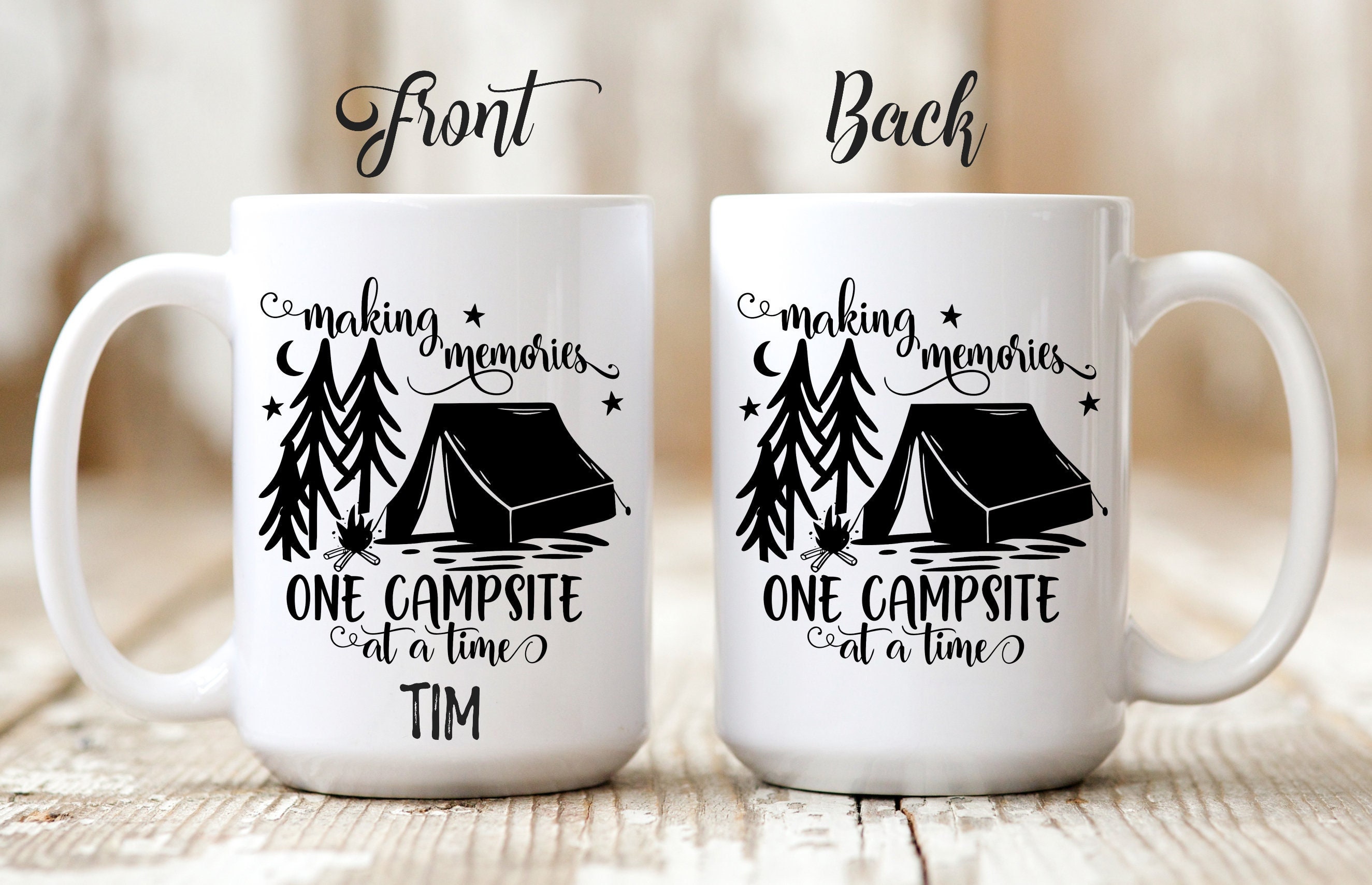 Making Memories Camping Themed Coffee Mug & Can Cooler Gift Pack (13696)