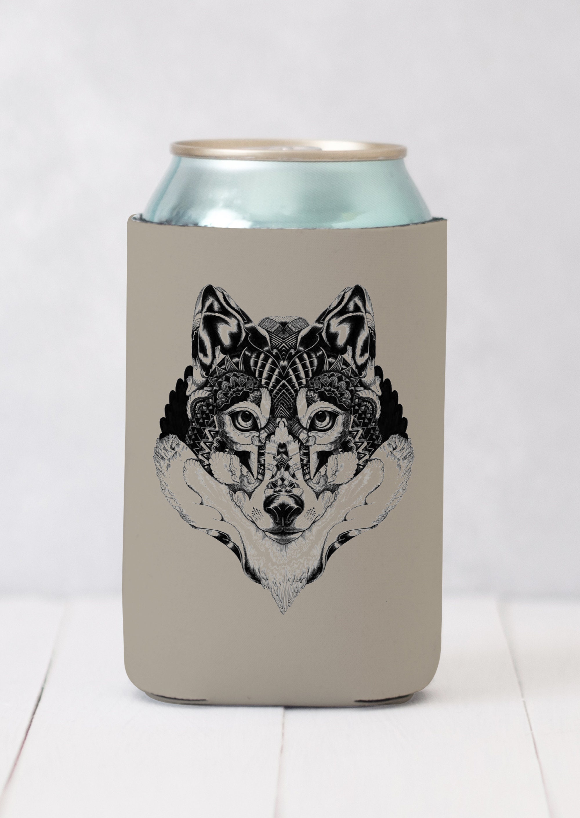 Insulated tall can cooler  Crow and Wolf Online Shop