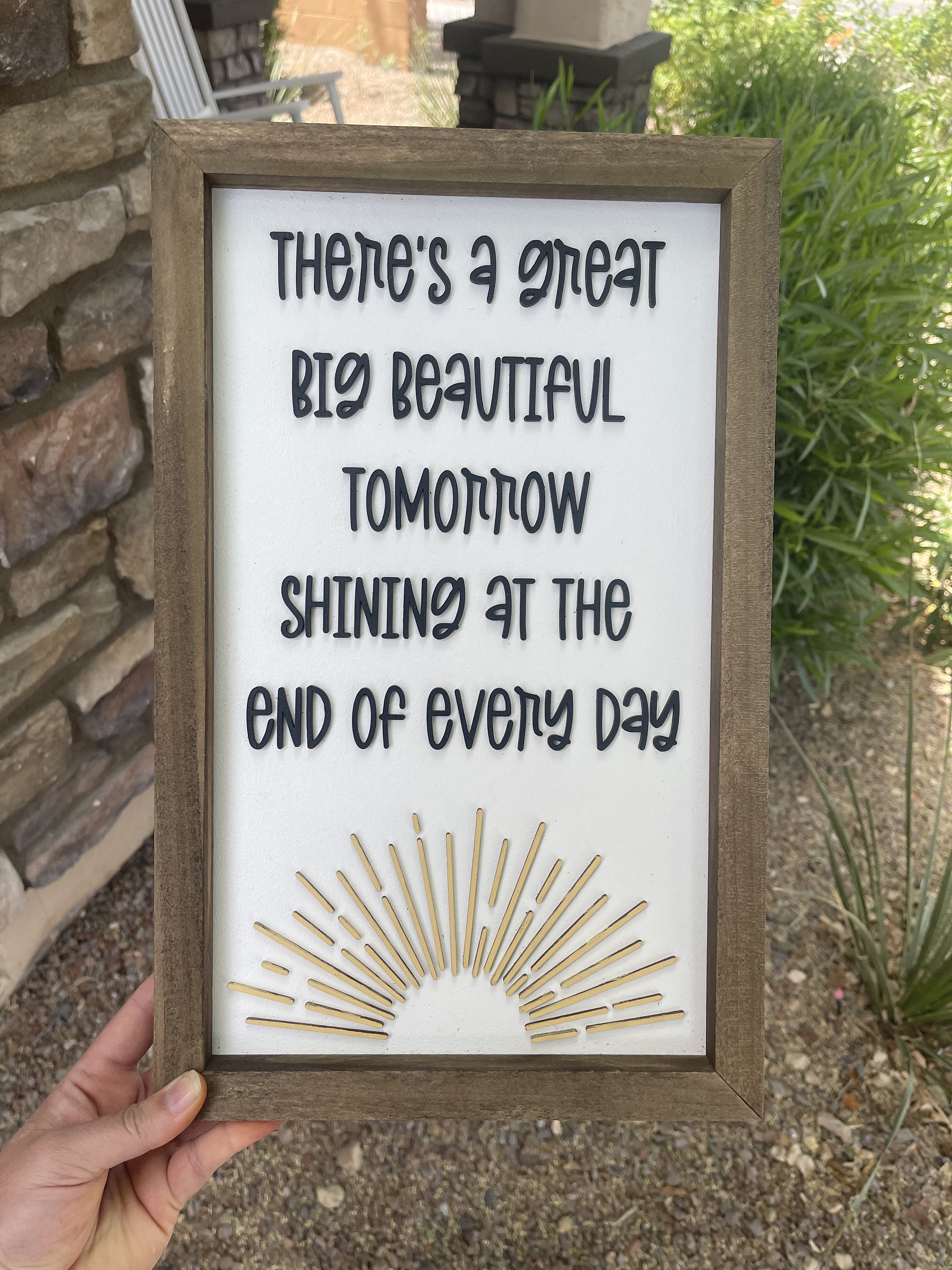 Great Big Beautiful Tomorrow Sign - Etsy