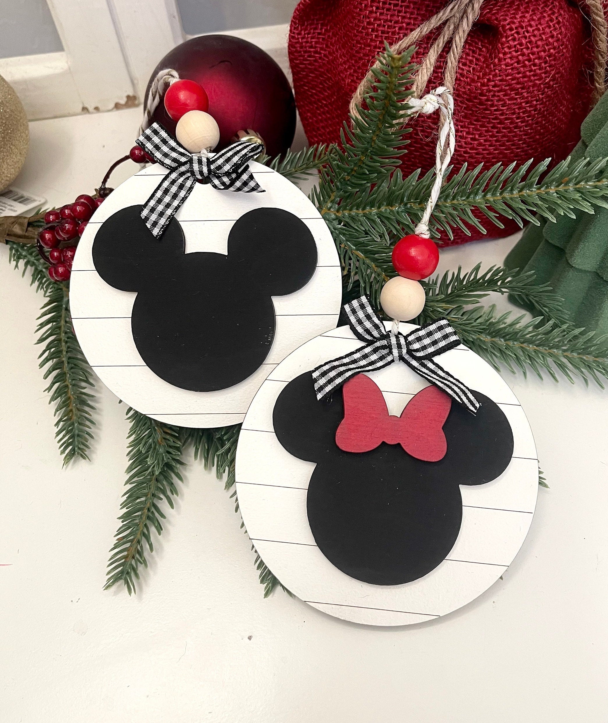 Mickey mouse christmas ornaments deals