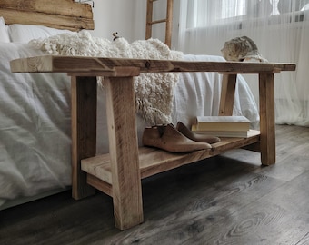 Rustic Wooden Bench, Hall Wooden Bench, Dinning Bench, Farmhouse Bench, Countryside Wooden Bench, Wooden Bench, Chameleon Bench