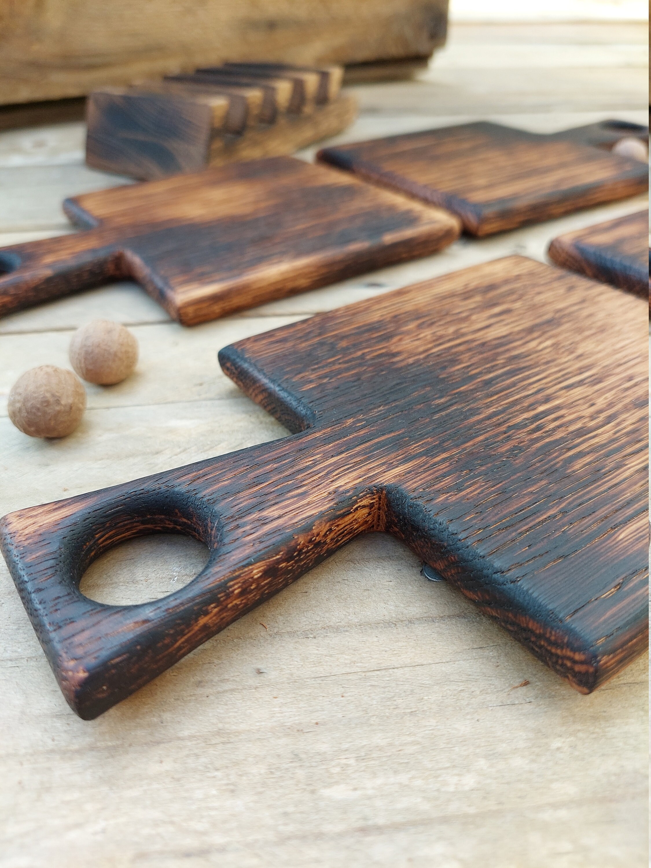 OAK Mini serving boards set of 4 OMSB8 Etsy