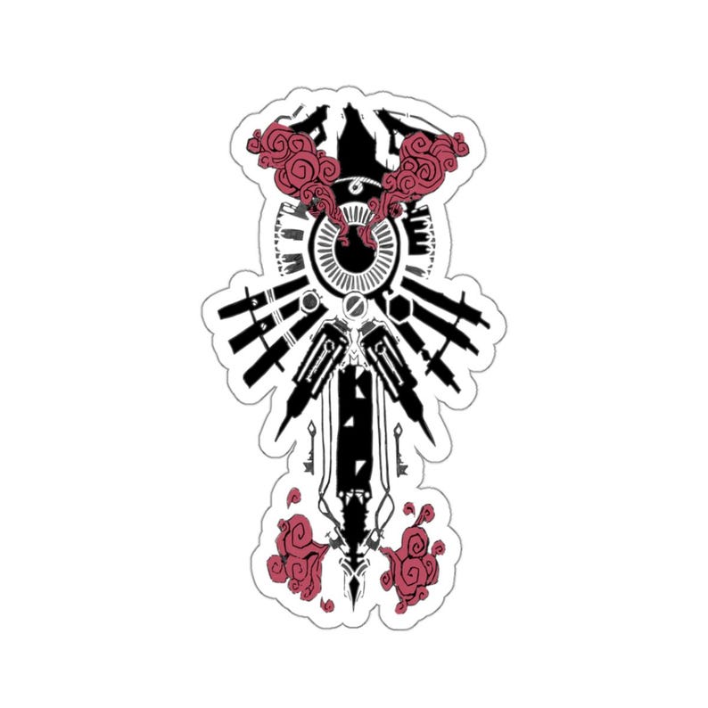 League of Legends VI Kiss-Cut Aufkleber, VI Back Tattoo Design, Gaming Aufkleber, Laptop Aufkleber, Wasserflasche Aufkleber, Telefon Aufkleber Bild 4