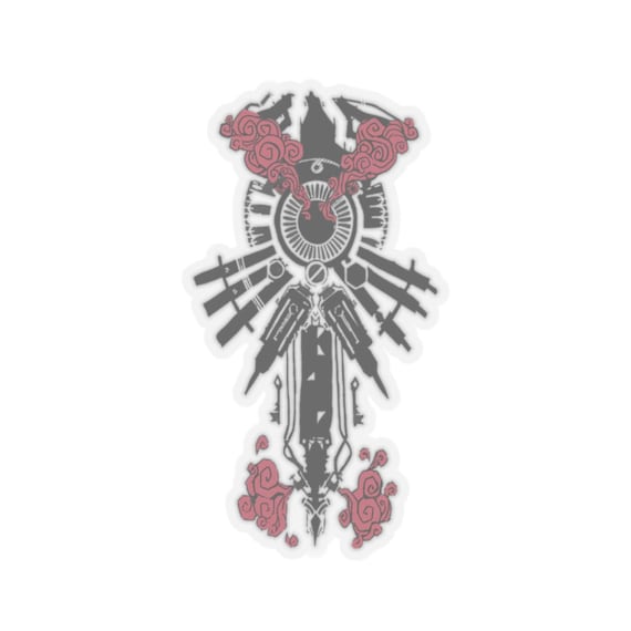 League of Legends VI Kiss-Cut Stickers, VI Back Tattoo Design, Gaming Sticker Decal, Laptop Decal, Water Bottle Sticker, Phone Sticker