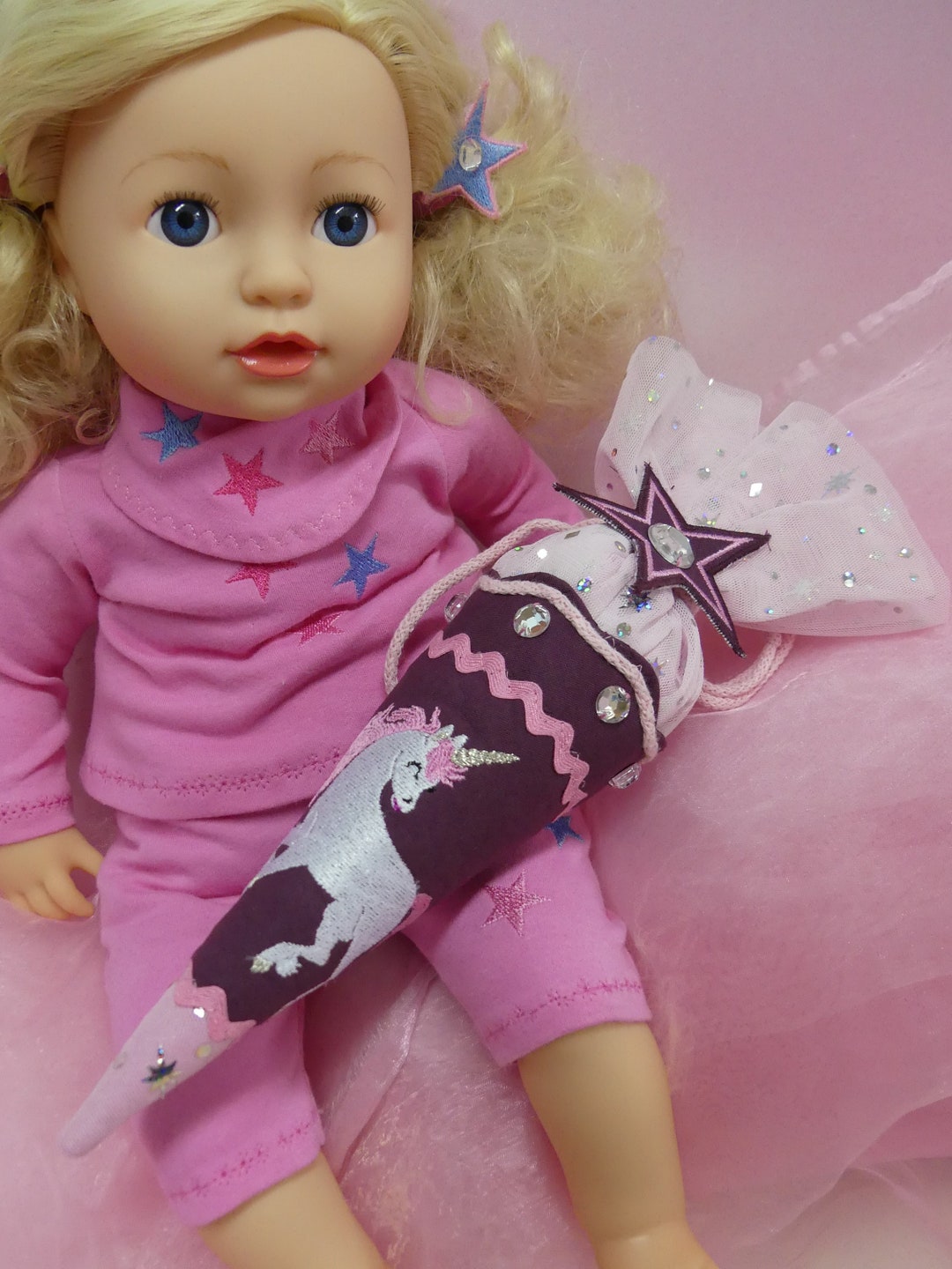 SCHULTÜTE ZUCKERTÜTE LED mit Puppe Fee Prinzessin Engel Mädchen für Barbie EUR 95,00 - DE SCHULTÜTE ZUCKERTÜTE LED mit Puppe Fee Prinzessin Engel Mädchen für Barbie EUR 95,00 - DE