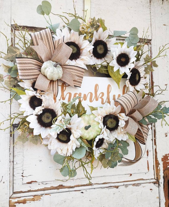 Fall Wreath- Thankful