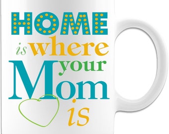 Home Is Where Your Mom Is - Coffee Mug