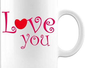 Love You - Valentine's Day - Coffee Mug
