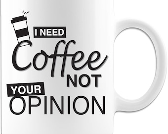 I Need Coffee - Coffee Mug