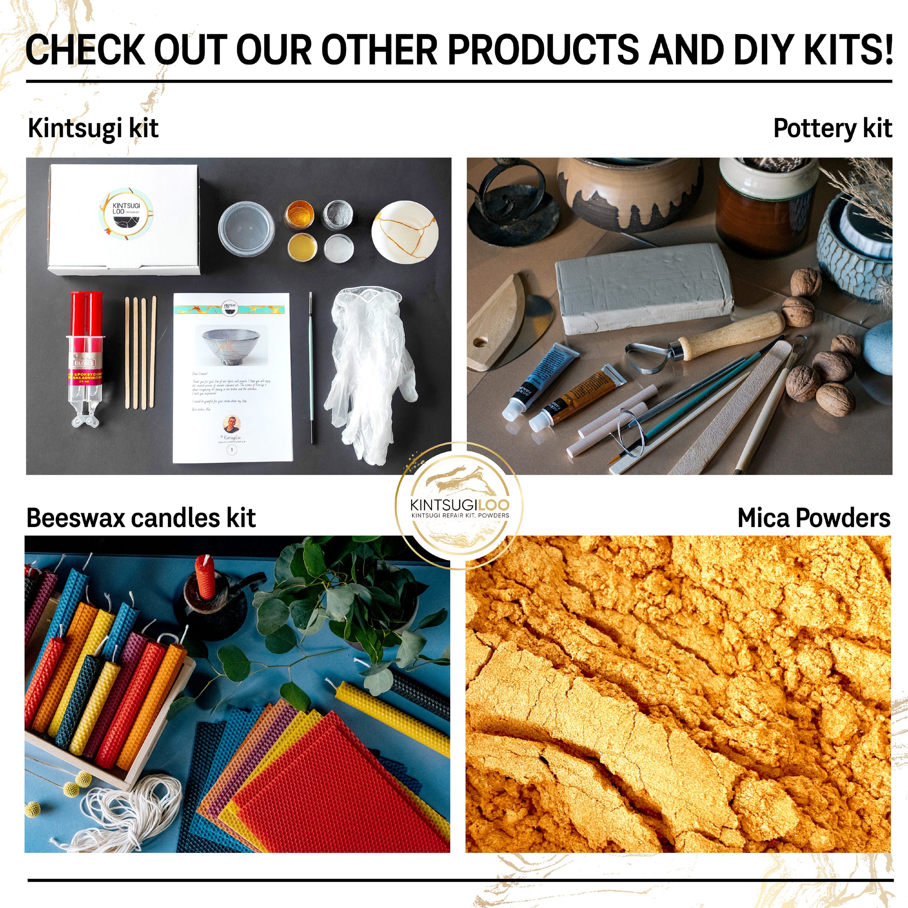 Kintsugi Repair Kit Gold A Great Christmas Gift 