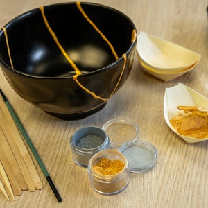 Kit de réparation kintsugi, kit de conservation de la céramique, kit kitsugi non toxique, kit kintsugi, kit kintsugi sans danger pour les aliments, cadeaux pour la fête des mères, cadeaux pour maman image 7