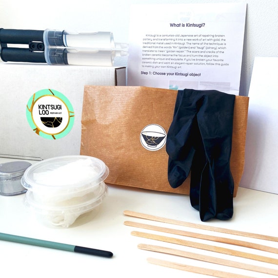 Buy Kintsugi Kit color Gold DIY: Home Craft Kit, Valentines Gift