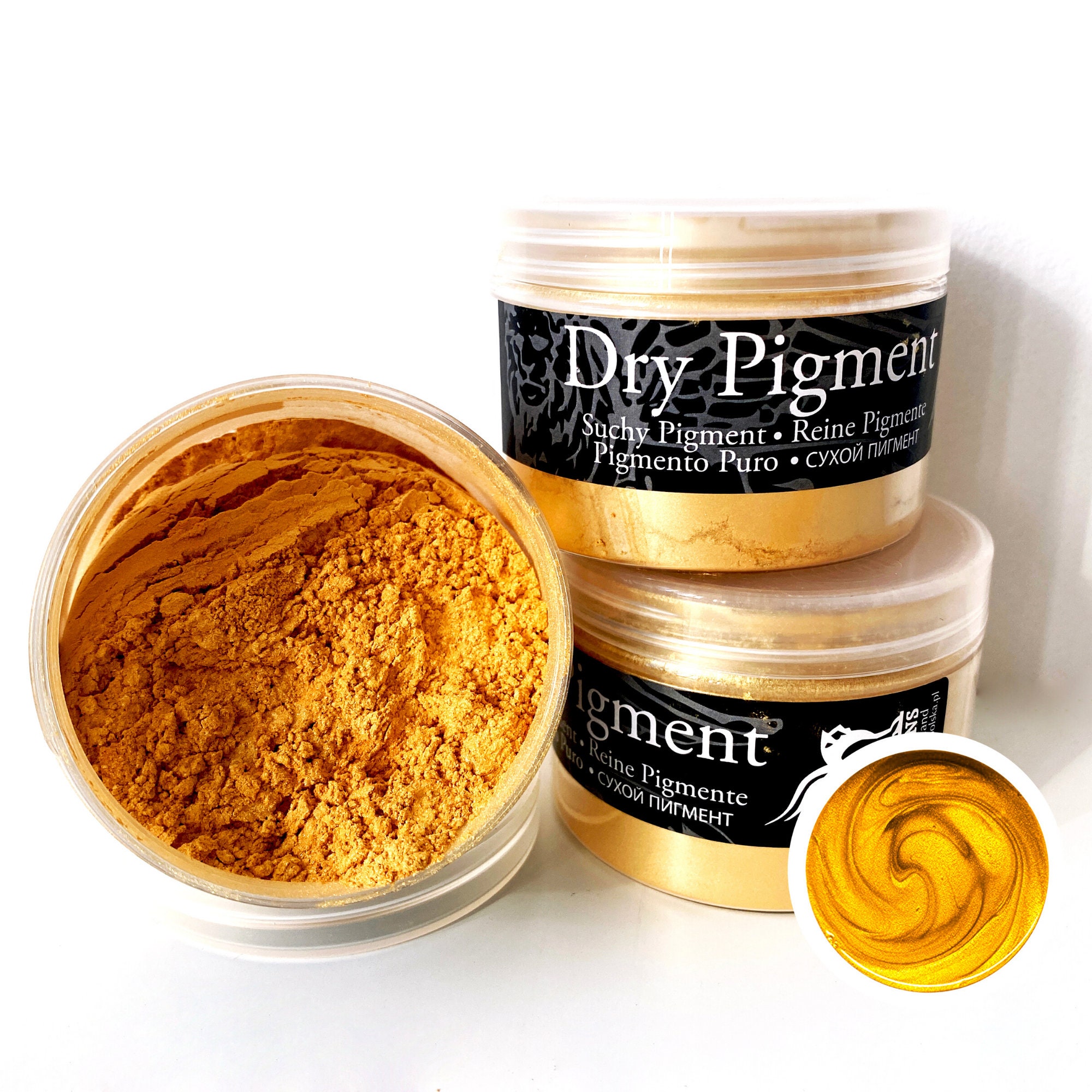 MEYSPRING Royal Gold Mica Powder for Epoxy Resin, Kintsugi Gold - Epoxy Resin Pigment - Resin Color for Kintsugi Repair Kit & Metallic Epoxy, Resin