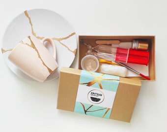 Cadeaux pour le divorce pour elle, kit de réparation Kintsugi, bricolage kintsukuroi, cadeau de fête de divorce, kit de démarrage kintsugi, cadeau de rupture, cadeau meilleur ami