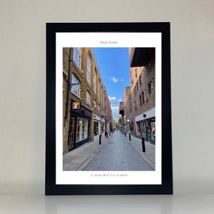 Lonely London - Neal Street, Covert Garden London Photo Print / Streets of London, Covent Garden prints/ Seven Dials London/