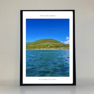 Porte Conte/ Alghero/ Plage de Sardaigne/ Côte de Sardaigne/ Côte italienne/ Île italienne/ Mer d'Alghero/