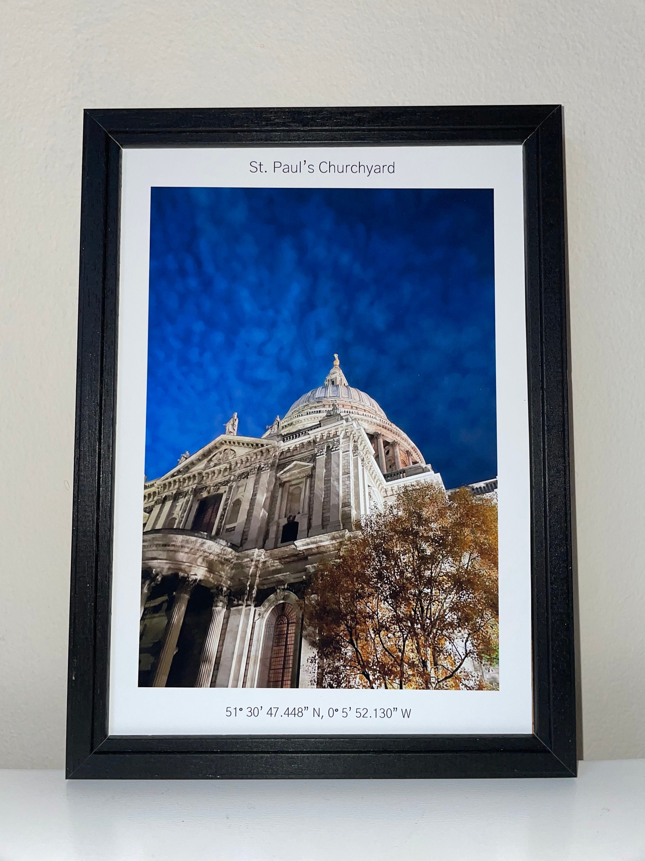 St. Paul's London Photo Print / London Wall Art / St. Etsy