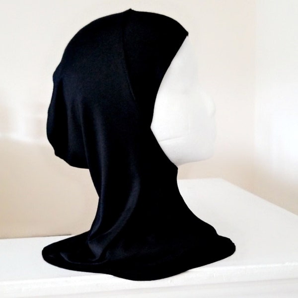 Ninja Under Hijab Cap, Ninja Cap, Hijab under scarf, hijab under cap, cotton jersey undercap, hijab neck cover