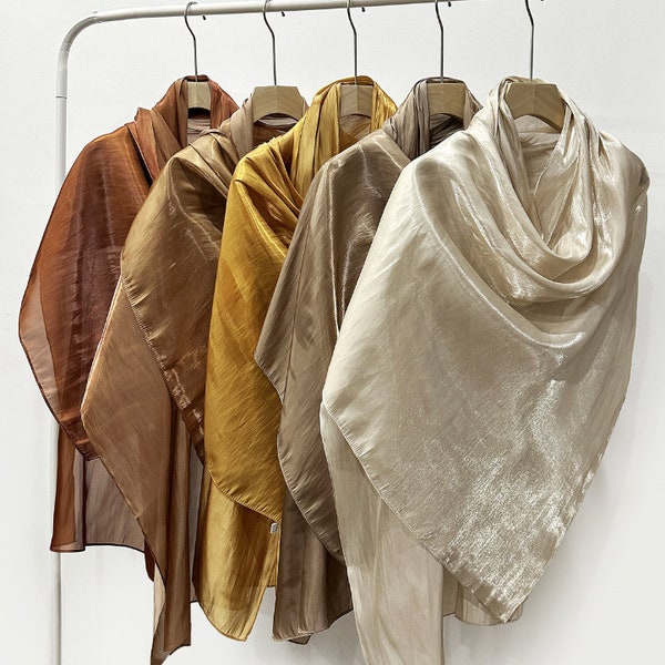 style satin shawl
