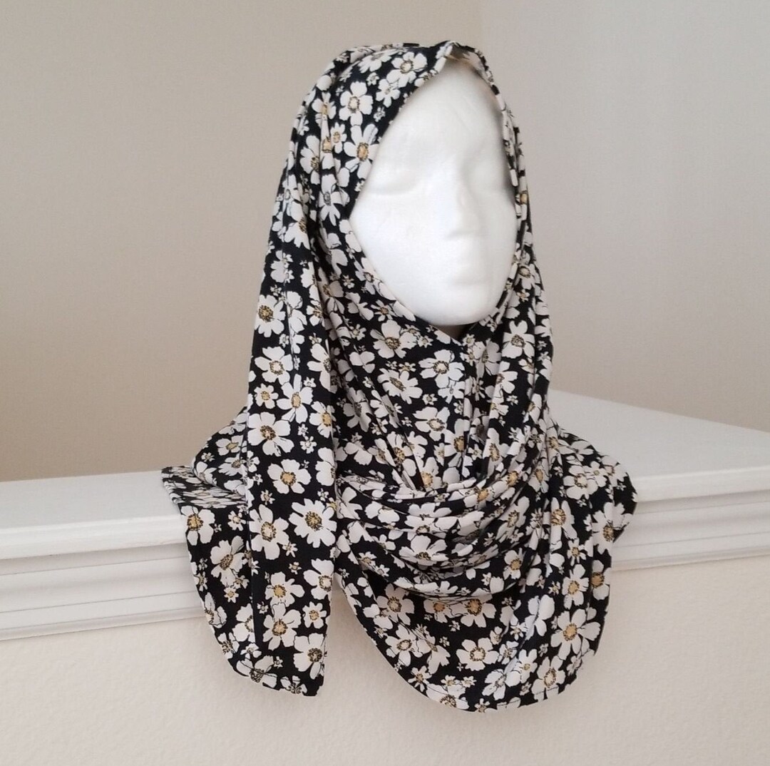 Instant Hijab Instant Jersey Hijab Jersey Hijab Headpiece Slip On