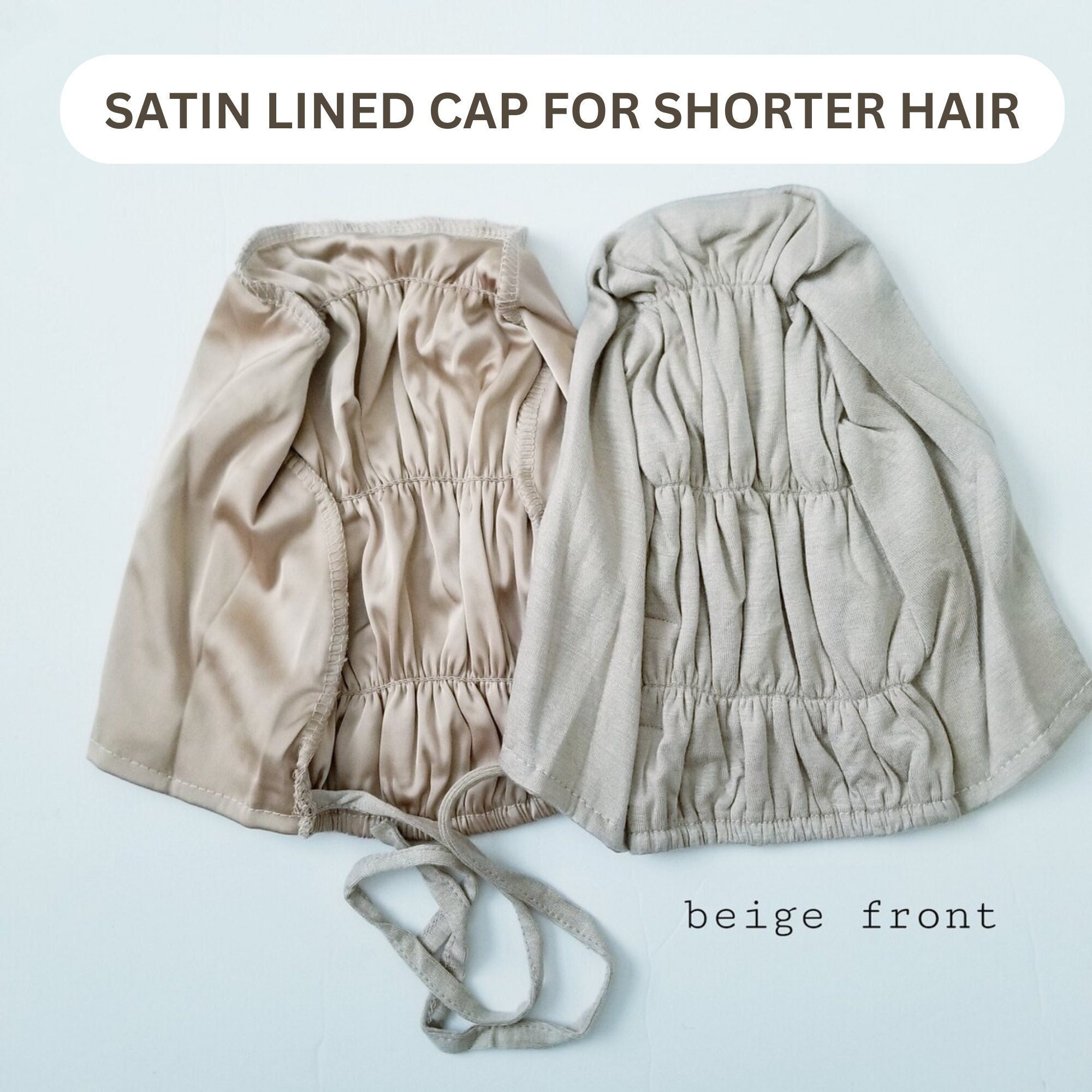 Satin Lined Hijab Undercap - SAXE