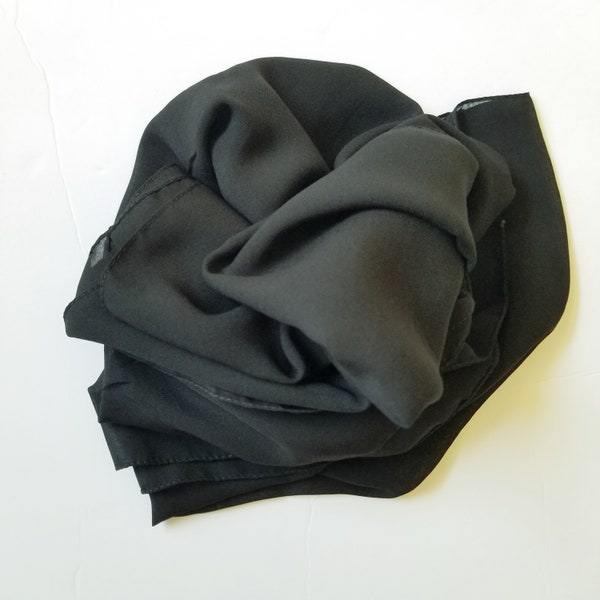 XL Maxi size Medina Silk Chiffon Scarf Hijab Elegant Plain Wrap Sarong Shawl, Plain dubai chiffon hijab, arabian hijab