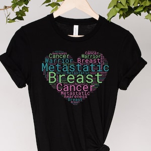 Metastatic Breast Cancer Awareness Shirt, Breast Cancer Warrior Gift, Metastatic Cancer Fighter, Pink Ribbon Shirt, Cancer Stage 4, RZA123