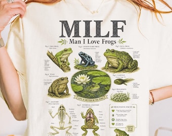 Vintage Man I Love Frogs T-Shirt, Meme Frog Shirt, Retro Amphibian Humor Shirt, S149