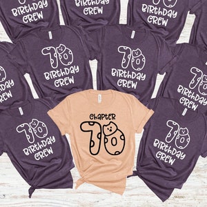 70th Birthday Shirt, Chapter 70 Birthday Shirt, 70th Birthday Crew Shirts, 70th Birthday Group Shirts, 1954 Birthday, Mom Dad Birthday RZ643