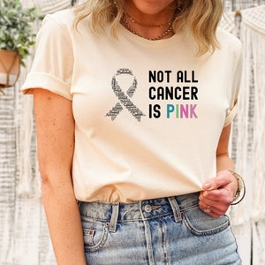 Metastatic Breast Cancer Survivor Shirt, Awareness Shirt, NOT ALL CANCER Wear Pink, Support Squad, Cancer Fighter, Cancer Warrior, RZA122