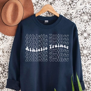 Sporttrainer Sweatshirt, Sporttrainer Hoodie, Gym Training, Sportler Geschenke, Personal Trainer, Sports Med, AT Langarm, RZ244