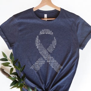 Arteriovenous Malformation Awareness Shirt, Warrior Shirt, AVM Awareness, Survivor, Rare Disease Month, Arteriovenous Ribbon, RZA130