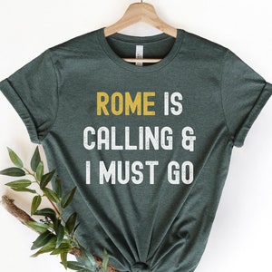 Rome Shirt, Love Rome Shirt, Italy Vacation, Rome Family Trip, Rome Anniversary, Honeymoon Shirt, Italy Family Trip, Colosseum Tee