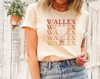 Wallen Bullhead T-Shirt, Cowboy Wallen T-Shirt, Wallen Western T-Shirt, Wallen The Bull Tee, Country Western T-Shirt, Wallen Western T-Shirt