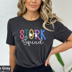 Stork Squad Labor and Delivery Nurse Shirt, L and D Nurse Shirt, Mother Baby Nurse, Ob Nurse Shirt, RN Gift, Nurses Week Shirts, RZ474